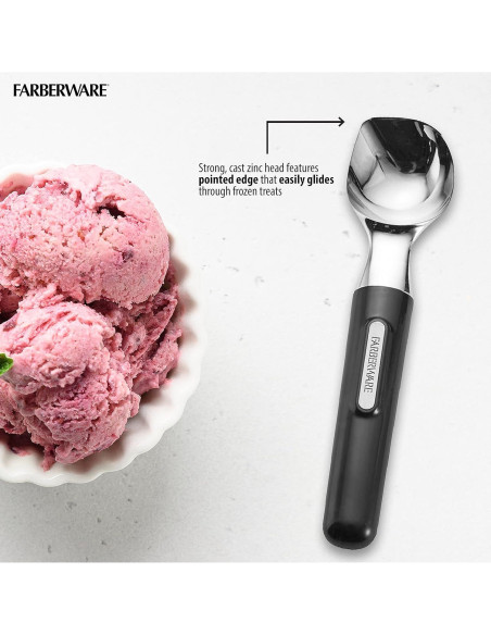 Cucharón de Helado Profesional Farberware Negro 21.96cm