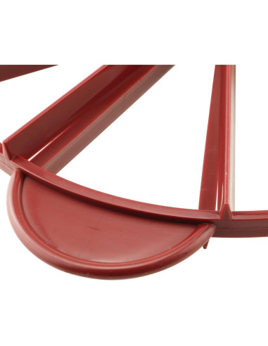 Marcador de Porciones de Pastel Tegg Doble Cara Rojo 10/12 Porciones