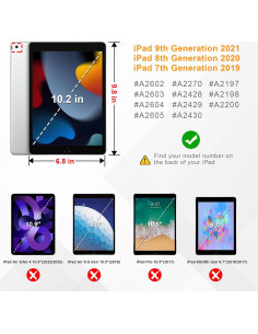 Funda Fintie para iPad 10.2" 9/8/7 Gen. Soporte Multiángulo 2