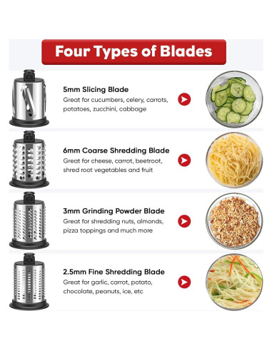 Accesorio Rallador y Rebanador InnoMoon para Batidora Kitchenaid