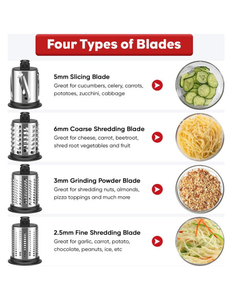 Accesorio Rallador y Rebanador InnoMoon para Batidora Kitchenaid