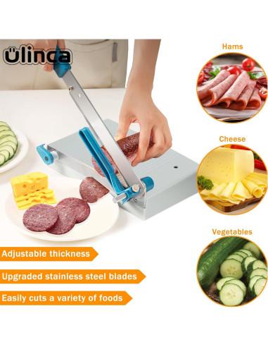 Cortador de Queso Ajustable QD-08 con Tabla y Seguridad