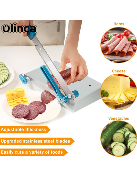 Cortador de Queso Ajustable QD-08 con Tabla y Seguridad