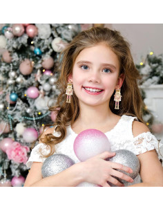 Pendientes de Navidad Cascanueces PASOLABE 5.3x1.8 cm 2