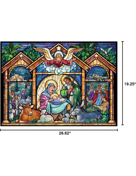 Rompecabezas Calendario de Adviento Natividad 1000 Piezas Vermont