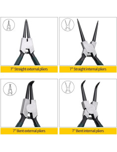 Juego de Pinzas de Anillo de Snap LFSEMINI 2 Piezas 90 2