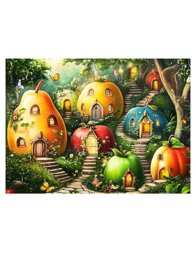 Rompecabezas de 300 Piezas DAGIRT Casa de Frutas 52.1x38.1 cm