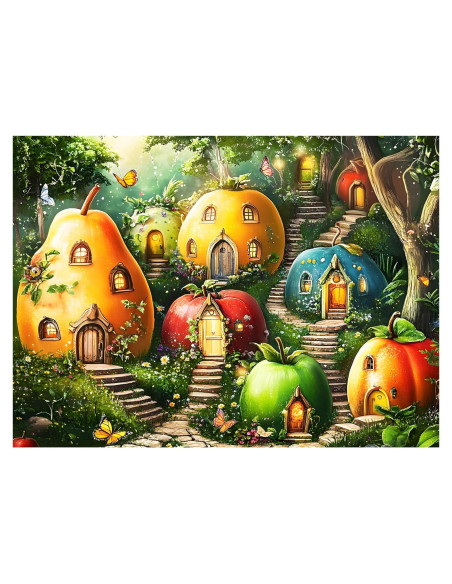 Rompecabezas de 300 Piezas DAGIRT Casa de Frutas 52.1x38.1 cm