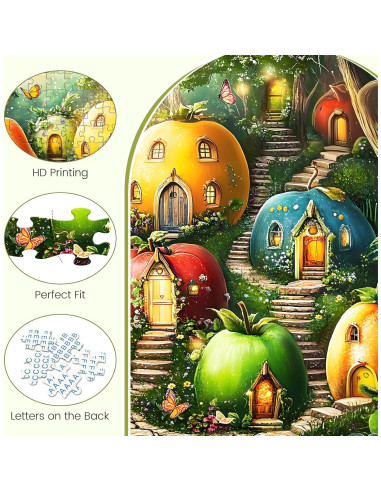 Rompecabezas de 300 Piezas DAGIRT Casa de Frutas 52.1x38.1 cm