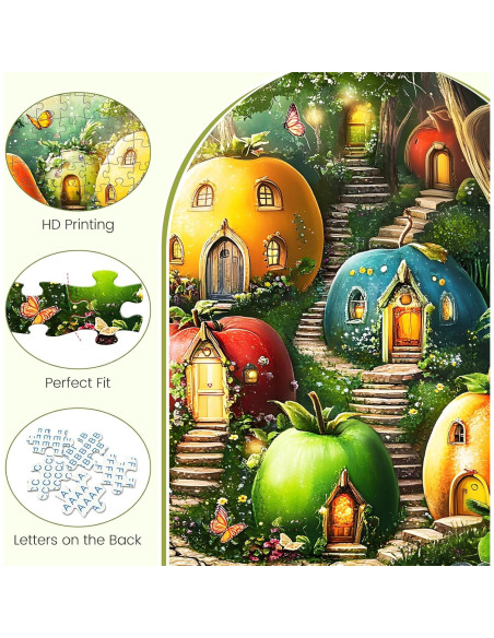 Rompecabezas de 300 Piezas DAGIRT Casa de Frutas 52.1x38.1 cm