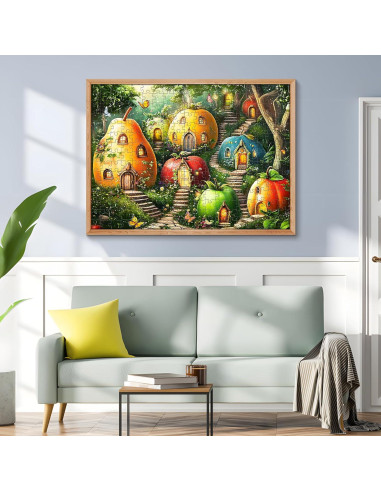 Rompecabezas de 300 Piezas DAGIRT Casa de Frutas 52.1x38.1 cm