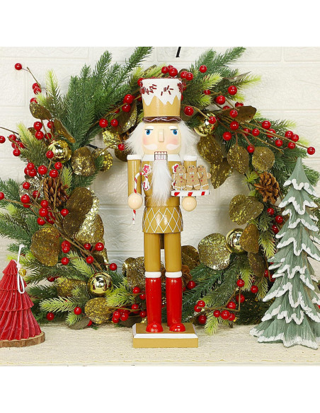 Figuras de Cascanueces Joliyoou Chef de Postres 35.6 cm Figuras de Cascanueces Joliyoou Chef de Postres 35.6 cm