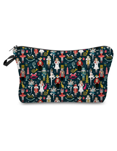 Bolsa Cosmética Ballet Nutcracker con Cremallera 21.9x13.6cm