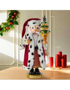 Nuez Musical Steinbach 12 Días de Navidad Santa 44.5 cm 2