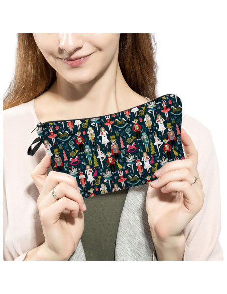 Bolsa Cosmética Ballet Nutcracker con Cremallera 21.9x13.6cm