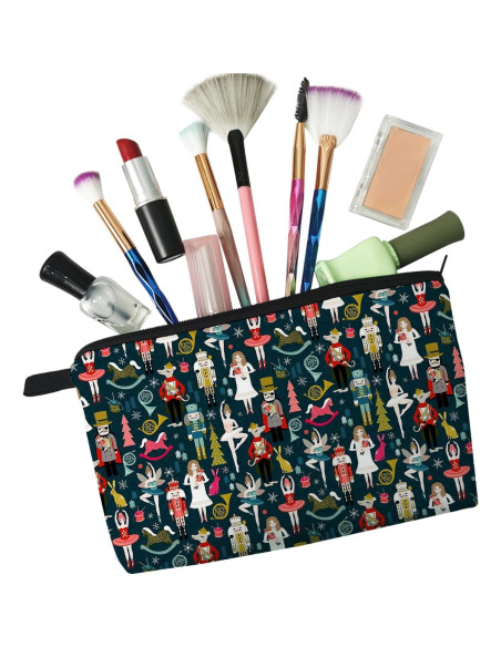 Bolsa Cosmética Ballet Nutcracker con Cremallera 21.9x13.6cm