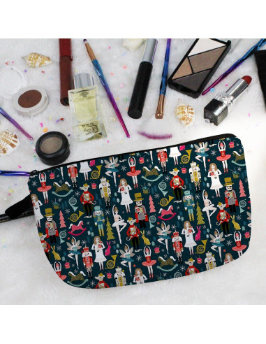 Bolsa Cosmética Ballet Nutcracker con Cremallera 21.9x13.6cm