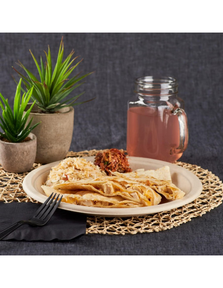 Platos Compostables Karat Earth 10" - Biodegradables, 500 Pzas