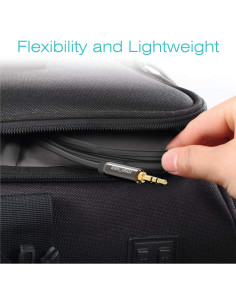 FosPower Cable de Audio 7.62m Macho a Macho 2 Paquete 2