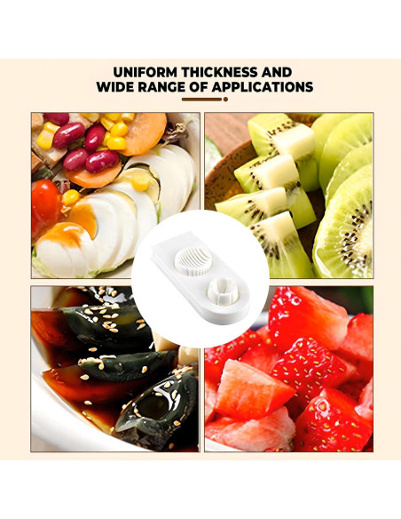 Cortador de Huevos 2 en 1 GJV - Acero Inoxidable, Manual