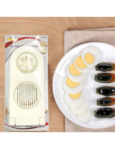 Cortador de Huevos 2 en 1 GJV - Acero Inoxidable, Manual