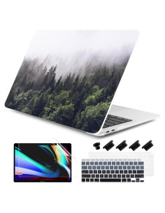 Funda DONGKE para MacBook Air 13.3" 2021-2018 Bosque