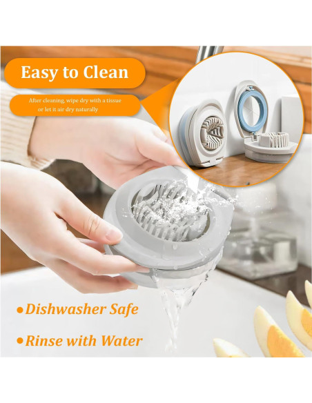 Cortador de Huevos 3 en 1 BEIGEMEI Acero Inoxidable Multifuncional