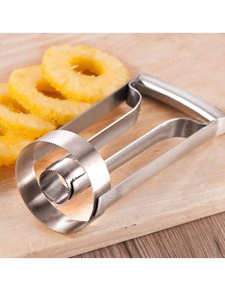 Cortador de Piña QANYEGN de Acero Inoxidable 20cm Cortador de Piña QANYEGN de Acero Inoxidable 20cm