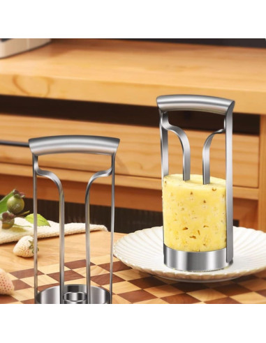 Cortador de Piña QANYEGN de Acero Inoxidable 20cm