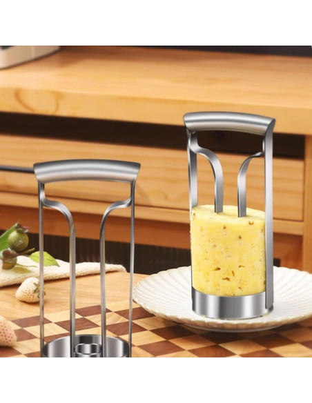 Cortador de Piña QANYEGN de Acero Inoxidable 20cm Cortador de Piña QANYEGN de Acero Inoxidable 20cm