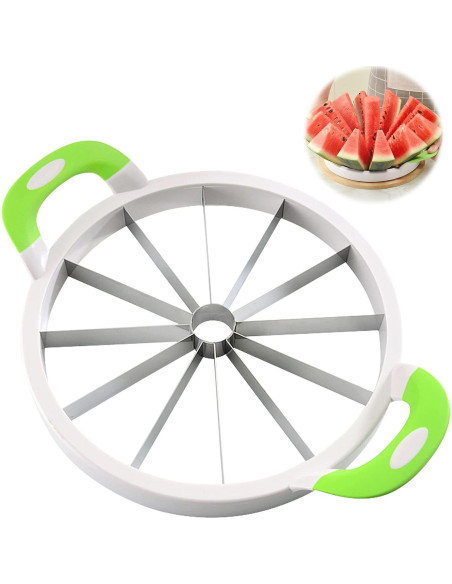 Cortador de Sandía Extra Grande SOMOYA Acero Inoxidable 28 cm