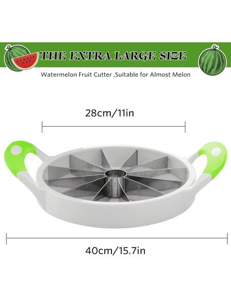 Cortador de Sandía Extra Grande SOMOYA Acero Inoxidable 28 cm