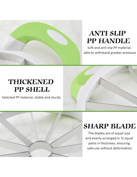 Cortador de Sandía Extra Grande SOMOYA Acero Inoxidable 28 cm