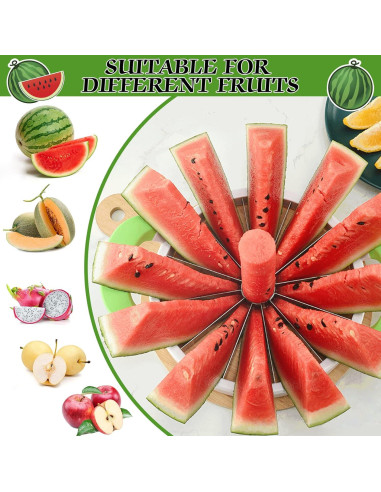 Cortador de Sandía Extra Grande SOMOYA Acero Inoxidable 28 cm