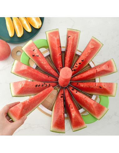 Cortador de Sandía Extra Grande SOMOYA Acero Inoxidable 28 cm