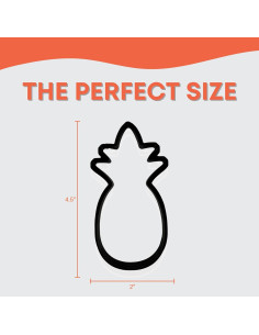 Cortador de Galletas Piña Bundle of Fun 10.74 cm - Fiesta 2