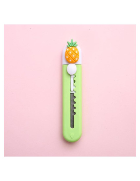 Cortador de Cajas Retráctil Junfamilee Verde 9g para Manualidades Cortador de Cajas Retráctil Junfamilee Verde 9g para Manualidades