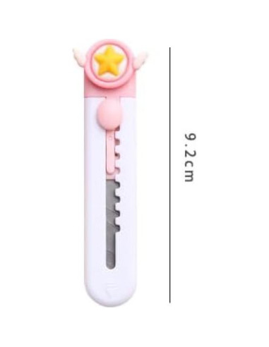 Cortador de Cajas Retráctil Junfamilee Verde 9g para Manualidades