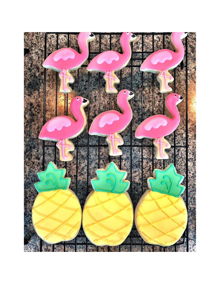 Conjunto de 5 cortadores de galletas Honbay tropicales