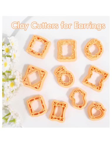Cortadores de Arcilla Puocaon - 10 Piezas Vintage para Joyería