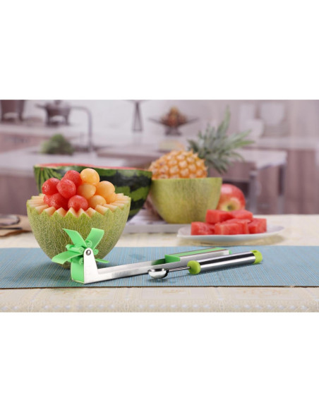 Cortador de Sandía Automático YIDADA con Cucharón para Melón Cortador de Sandía Automático YIDADA con Cucharón para Melón