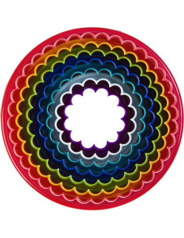 Cortadores de Galletas Prepworks - Set de 7 Piezas Multicolor
