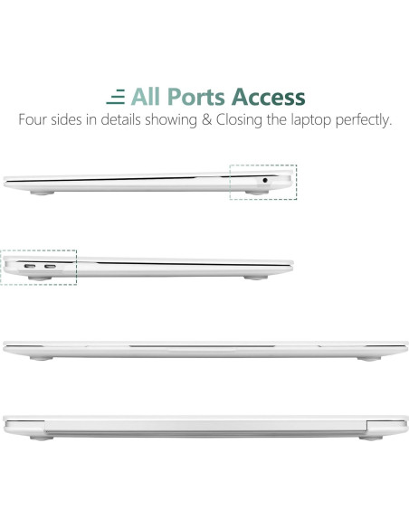 Funda DONGKE para MacBook Air 13.3" 2021-2018 Bosque