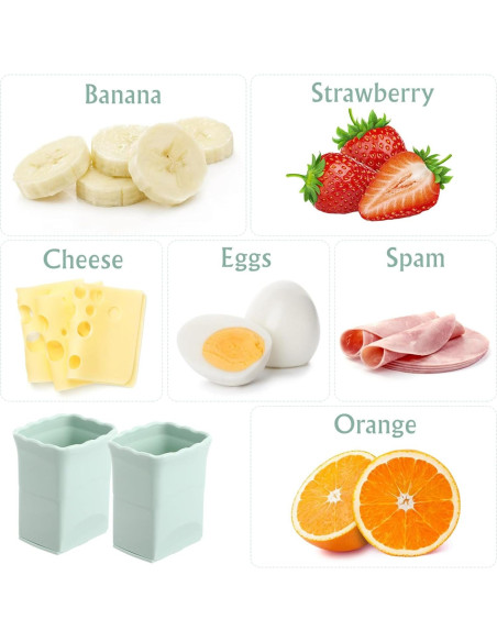 Cortador de Frutas Luxshiny Verde - Acero Inoxidable 2 Pcs