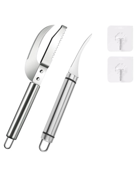 Juego de Herramientas de Acero Inoxidable Wjwumha para Camarones y Pescado