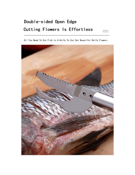 Juego de Herramientas de Acero Inoxidable Wjwumha para Camarones y Pescado