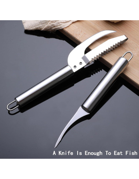 Juego de Herramientas de Acero Inoxidable Wjwumha para Camarones y Pescado