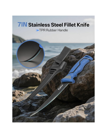 Kit de Herramientas de Pesca Pullther 7 Piezas Multifuncional