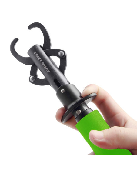 Removedor de Anzuelos Crazy Shark 30.5cm Verde Acero Inoxidable
