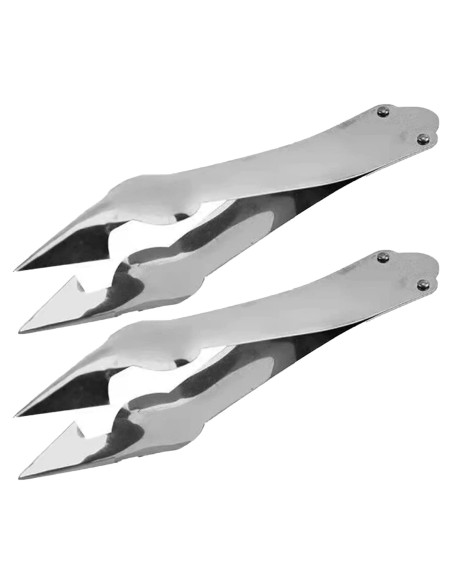 Juego de 2 Pinzas de Piña Htppzjr de Acero Inoxidable